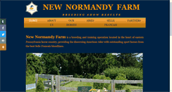 Desktop Screenshot of newnormandyfarm.com